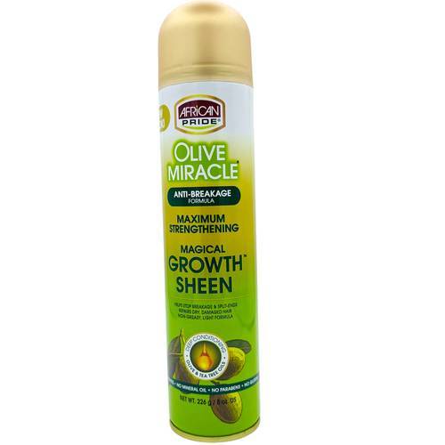 African Pride Olive Growth Oil Sheen 226G - Main Image