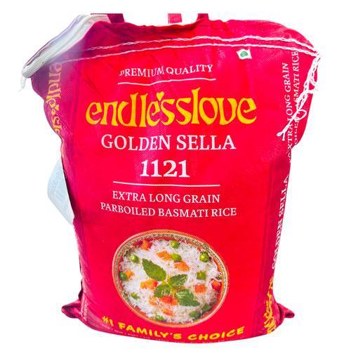 Rice Basmati Parboiled Golden Sella Endlesslove 5KG - Main Image