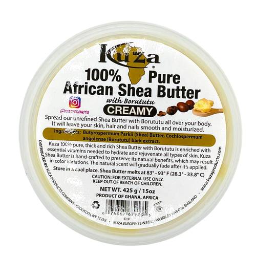 Kuza African Shea Butter Yellow Creamy 425G - Main Image