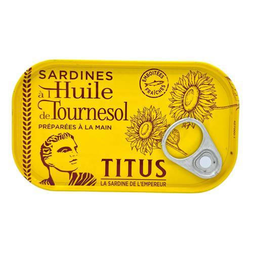 Titus Sardines in Vegetable Oil 125gr - Main Image