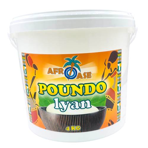 Yam Pounded 4KG AFROASE Bucket - Main Image