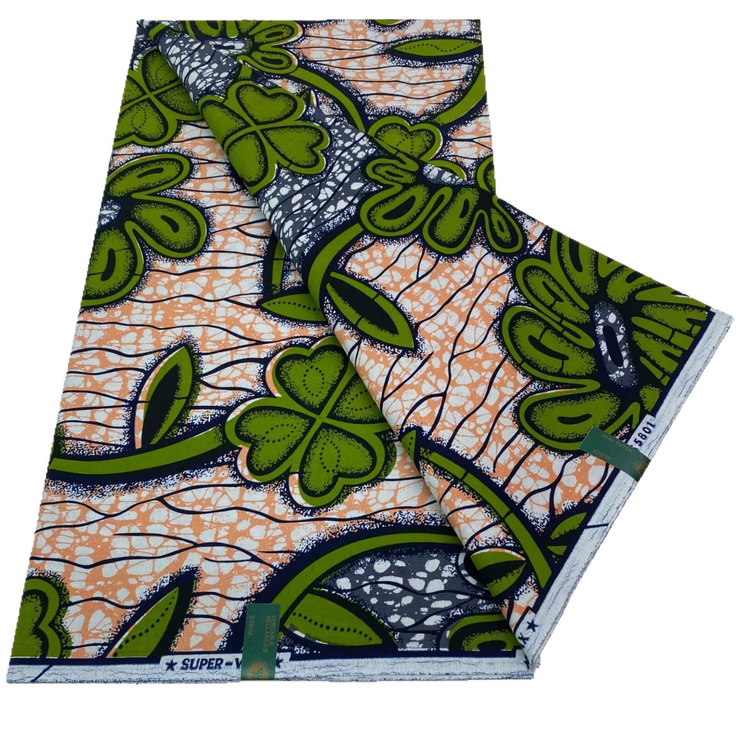 African Print Cotton Wax Fabric