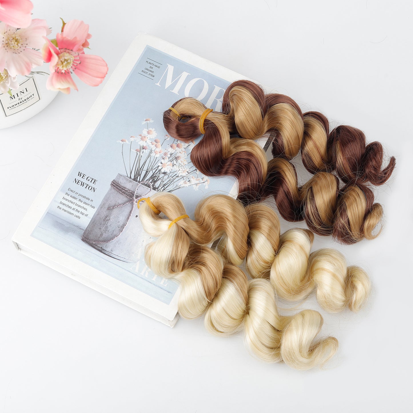 African double curl hair extensions