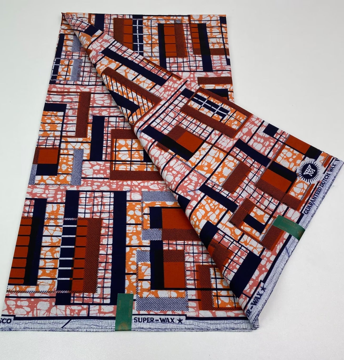 African Print Cotton Wax Fabric