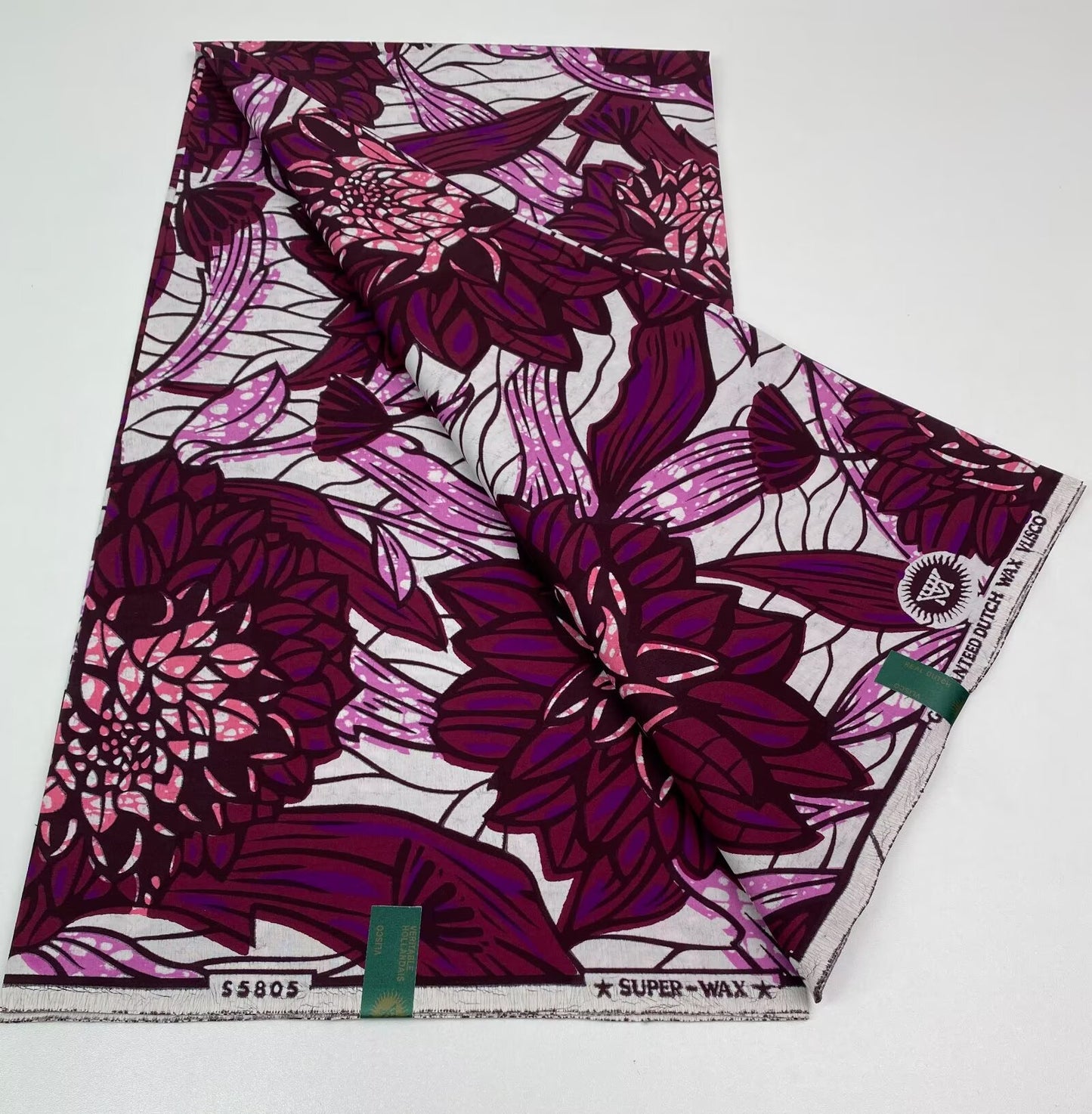 African Print Cotton Wax Fabric