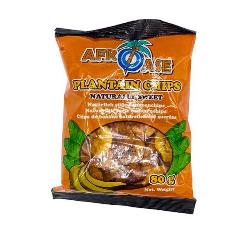 Plantain Chips Sweet AFROASE 80g - Main Image