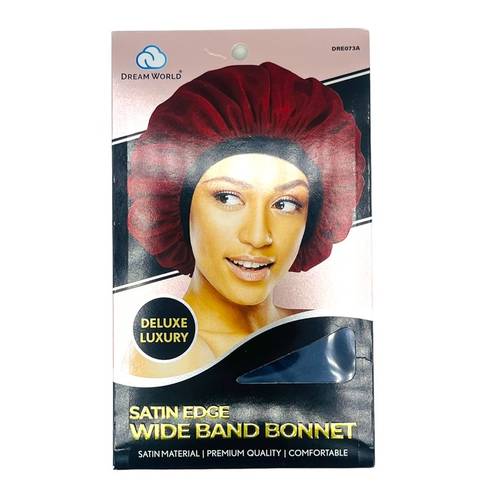 Dream World W Wide Band Bonnet Satin Asst DRE073A  50g - Main Image