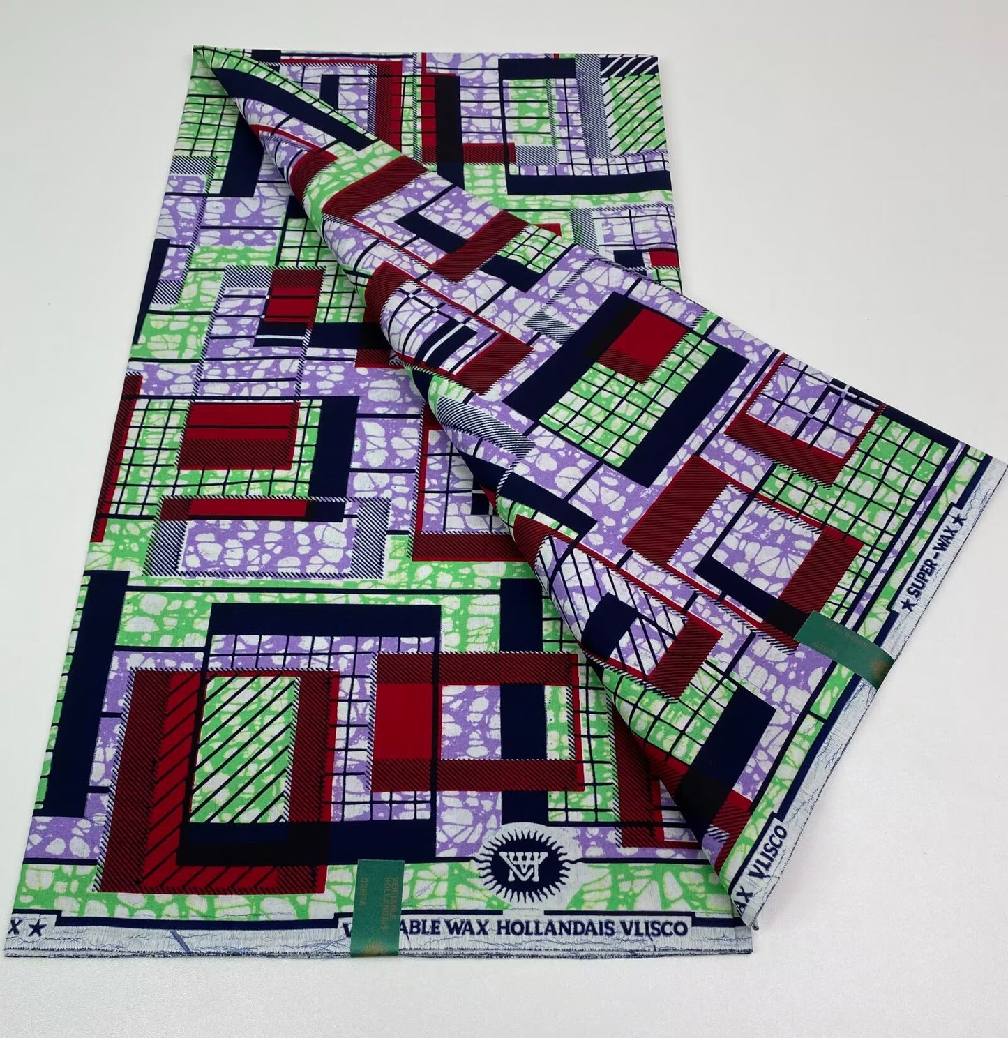 African Print Cotton Wax Fabric