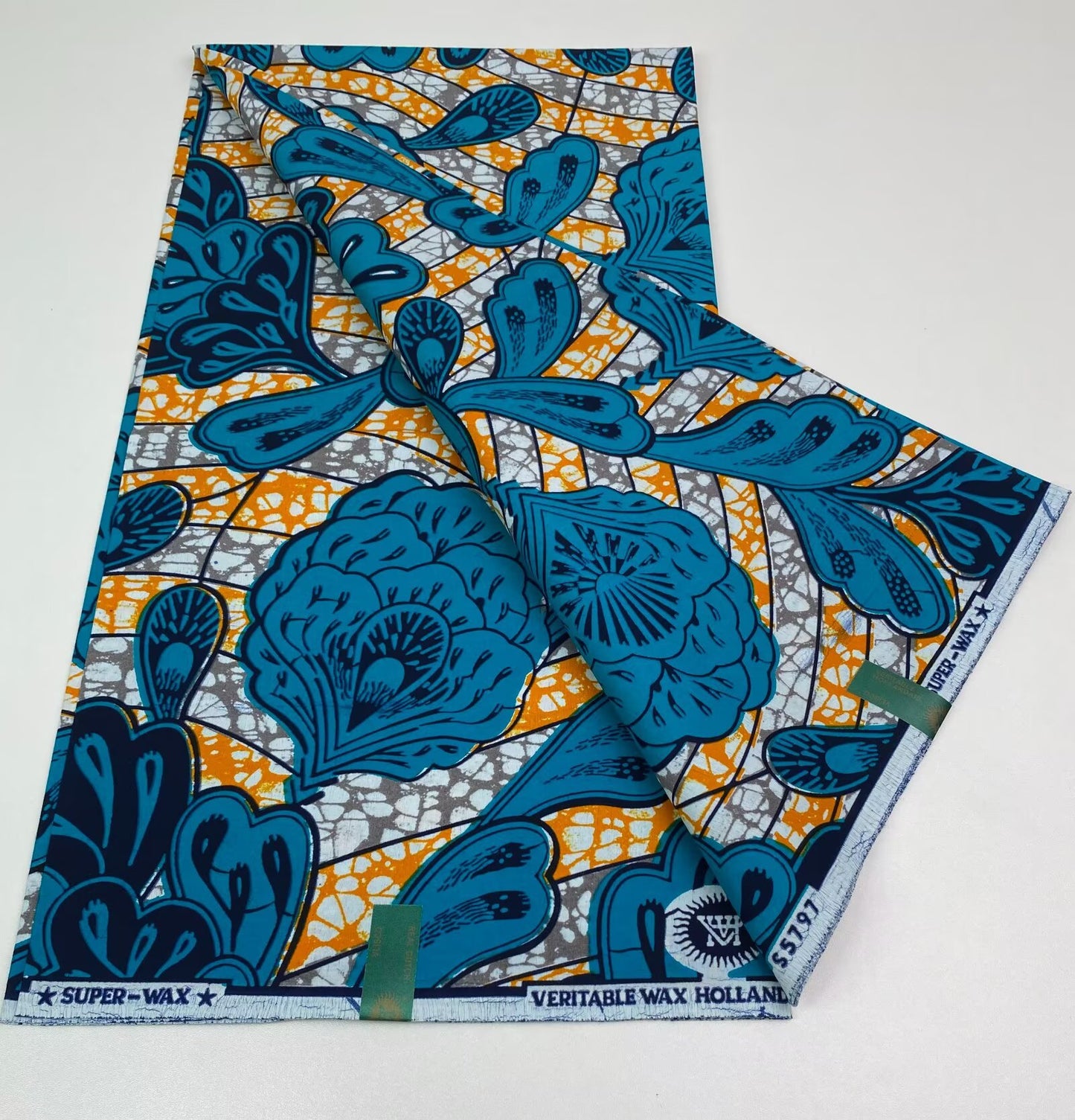 African Print Cotton Wax Fabric