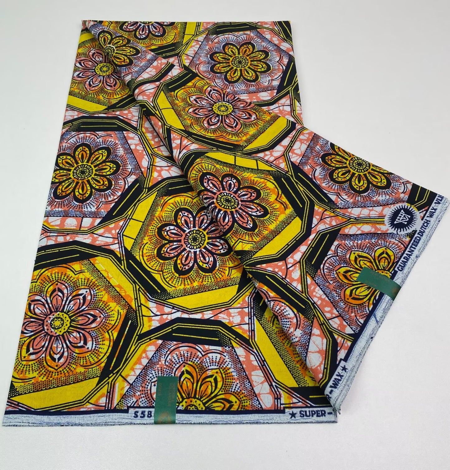 African Print Cotton Wax Fabric