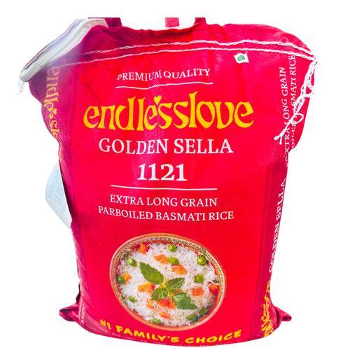 Rice Basmati Parboiled Golden Sella Endlesslove 10KG - Main Image