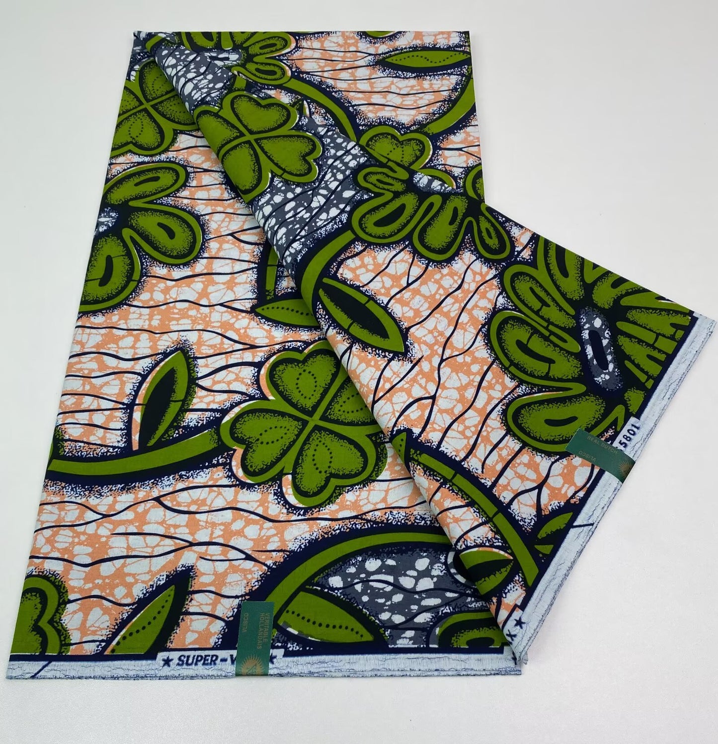 African Print Cotton Wax Fabric
