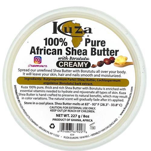 Kuza African Sheabutter Creamy Yellow 8 oz - Main Image