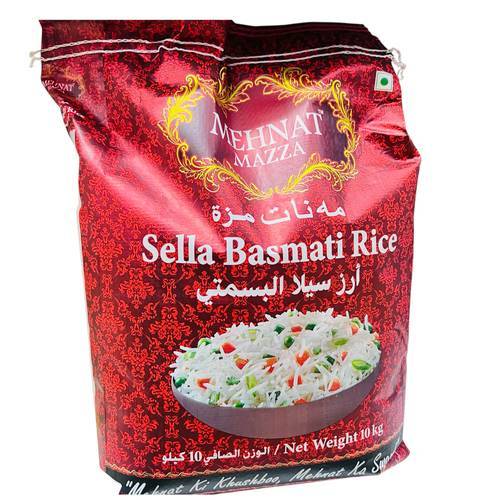 Mehnat Mazza Sella Basmati Rice 10KG - Main Image