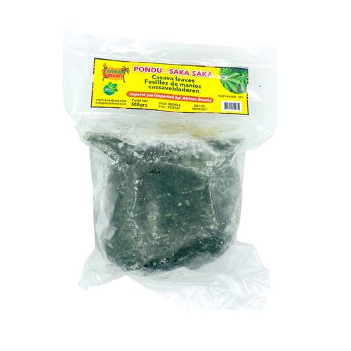 Pondu (Cassave leaves, saka saka, or manioc leaves)500GR - Main Image