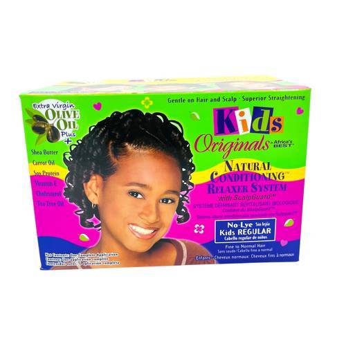 Relaxer Kit for Children Organic Regular AFRICAS BEST - Main Image