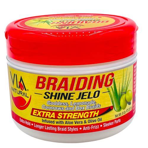 VIA Naturals Braiding Shine Jelo Extra 227g - Main Image