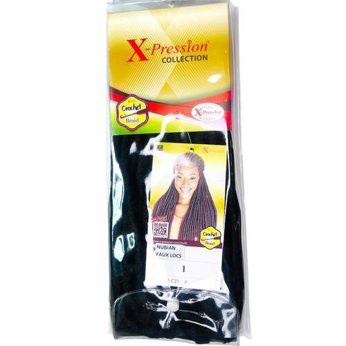 XPression Crochet Braid Nubian Faux Locs 55 Colour 1 - Main Image