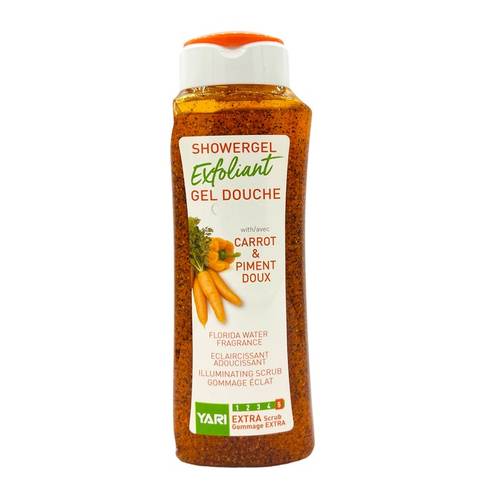 Yari Exfoliant Showergel Carrot Oil Extra Scrub 500ml - Main Image