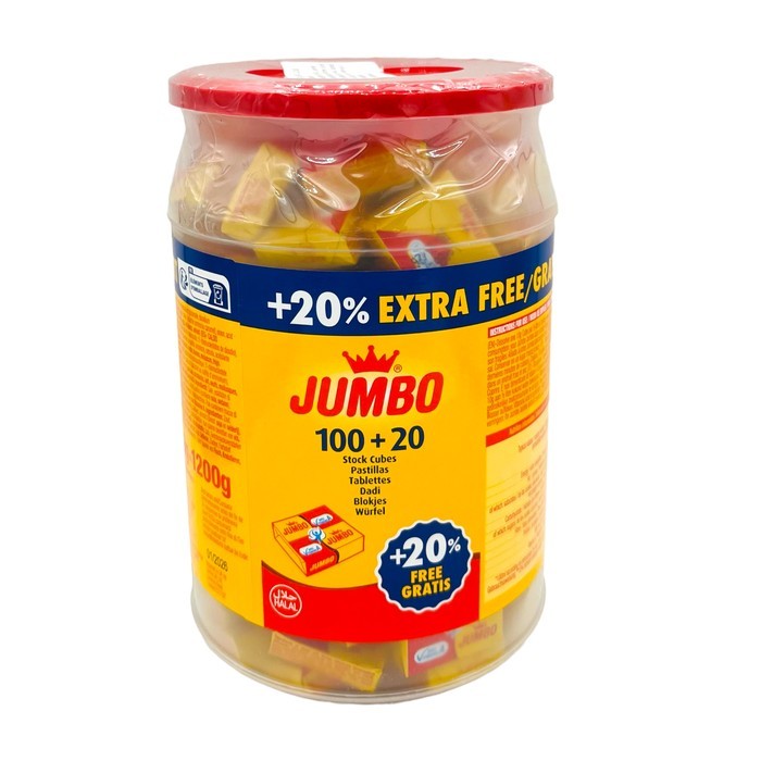 Jumbo Cubes Jar 1200gr