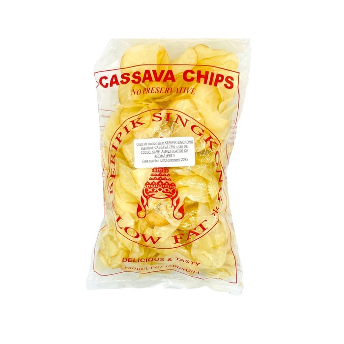 Salted Cassava Chips KERIPIK SINGKONG 250G