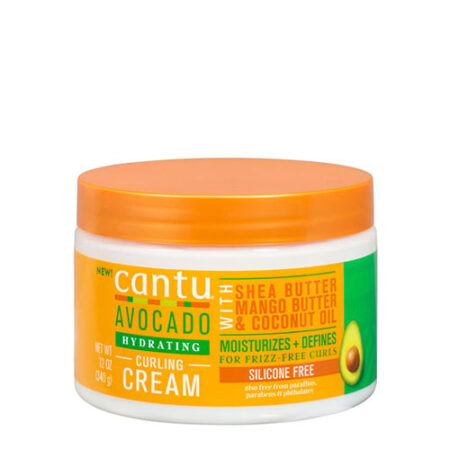 Cantu Avocado Hydrating Curling Cream for Defining Curls 340g