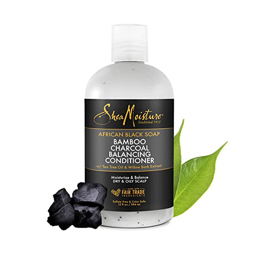 SheaMoisture African Black Soap Bamboo Charcoal Deep Balancing Conditioner 384g
