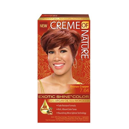Creme of Nature Gel Hair Color #7.64 Bronze Copper