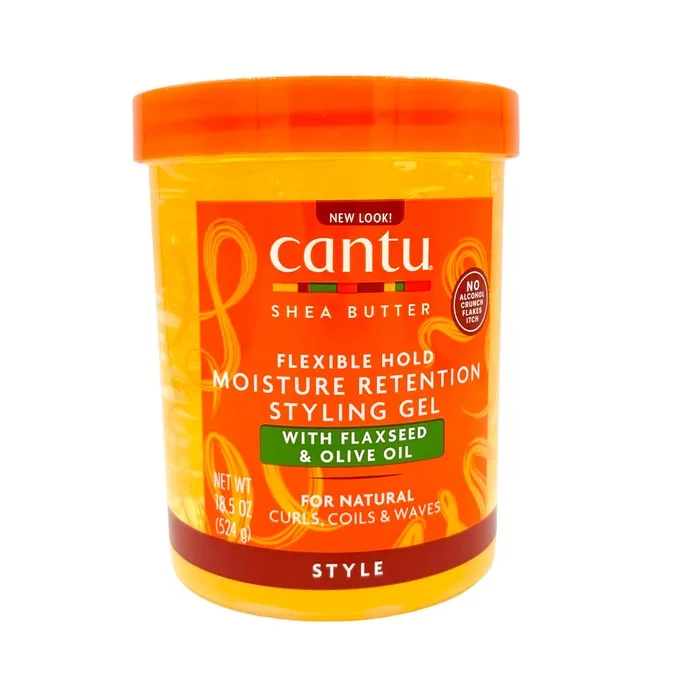 Cantu Natural Styling Gel Flaxseed AND Olive Oil 18.25oz