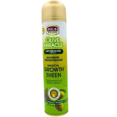African Pride Olive Growth Oil Sheen 226G