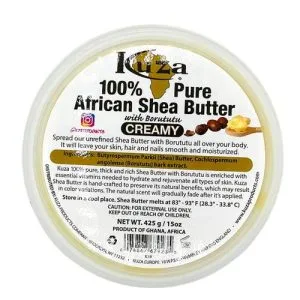 Kuza African Shea Butter Yellow Creamy 425G